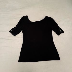 Black House White Market Black Top